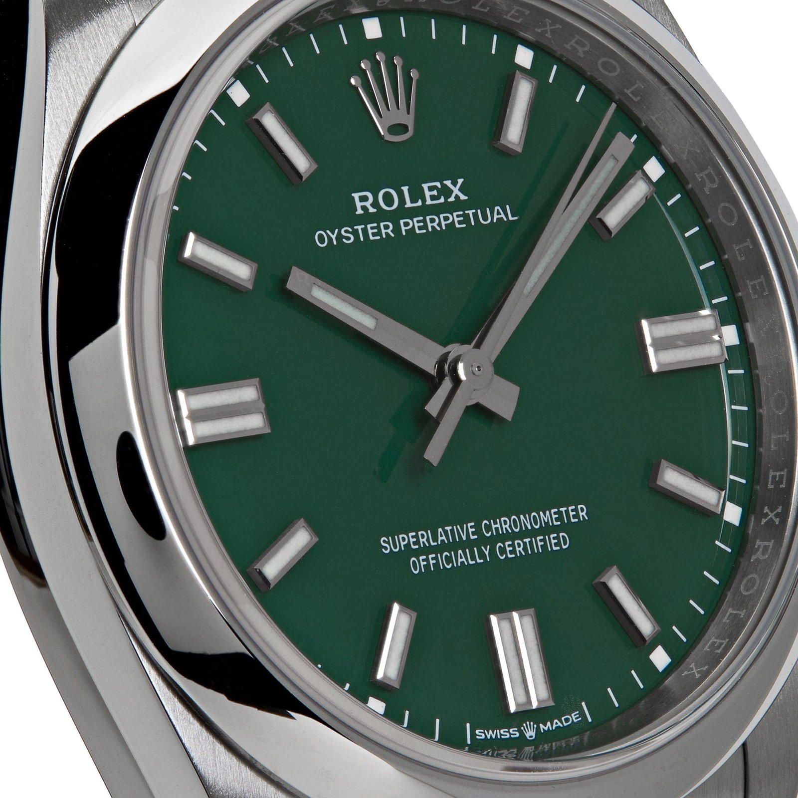 R01ex Oyster Perpetual 36 126000 Stainless Steel Green Dial