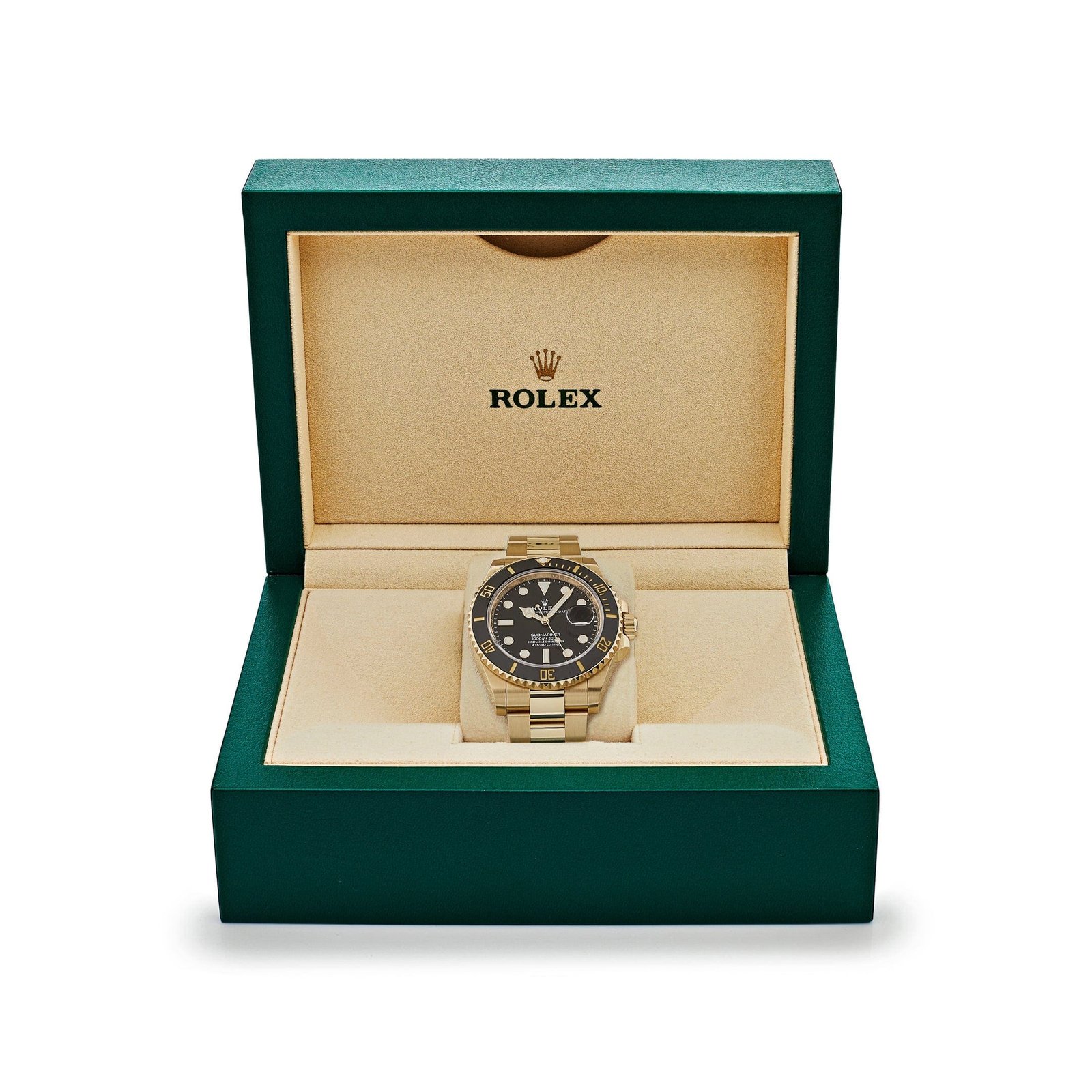 R01ex Submariner Date 126618LN Yellow Gold Black Dial (2025)