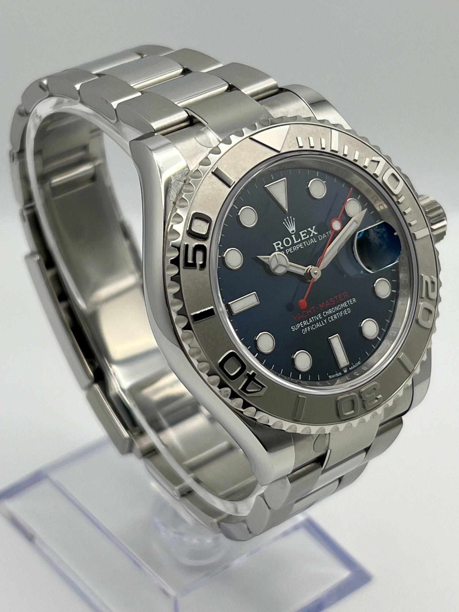 R01ex Yacht-Master 40 126622 Stainless Steel Blue Dial (2019)