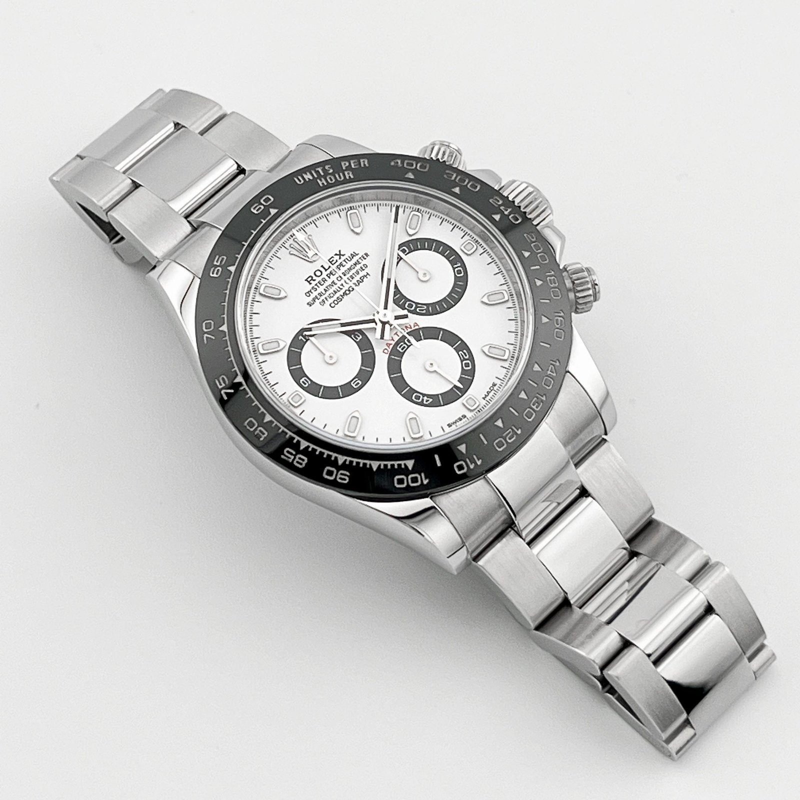 R01ex Daytona 116500LN Stainless Steel White Panda Dial (2020)