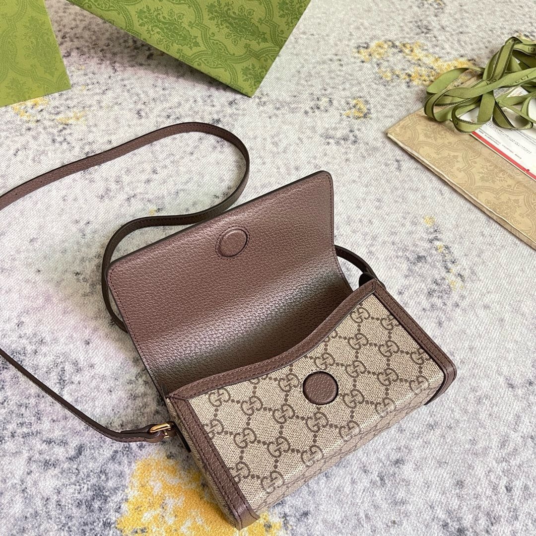 Gvc*1 Cherry Print Mini Bag In Beige